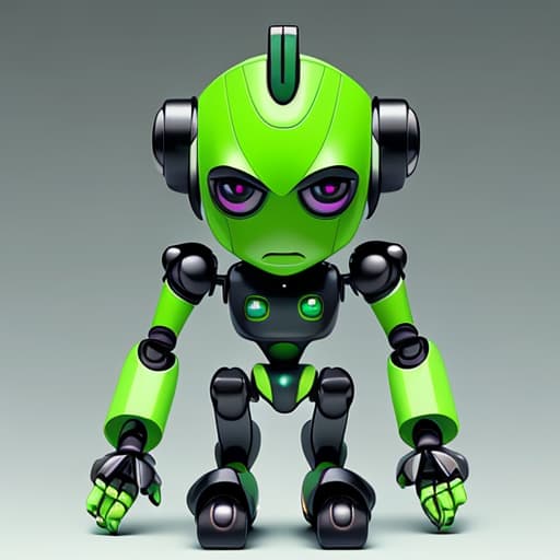  Green small robot