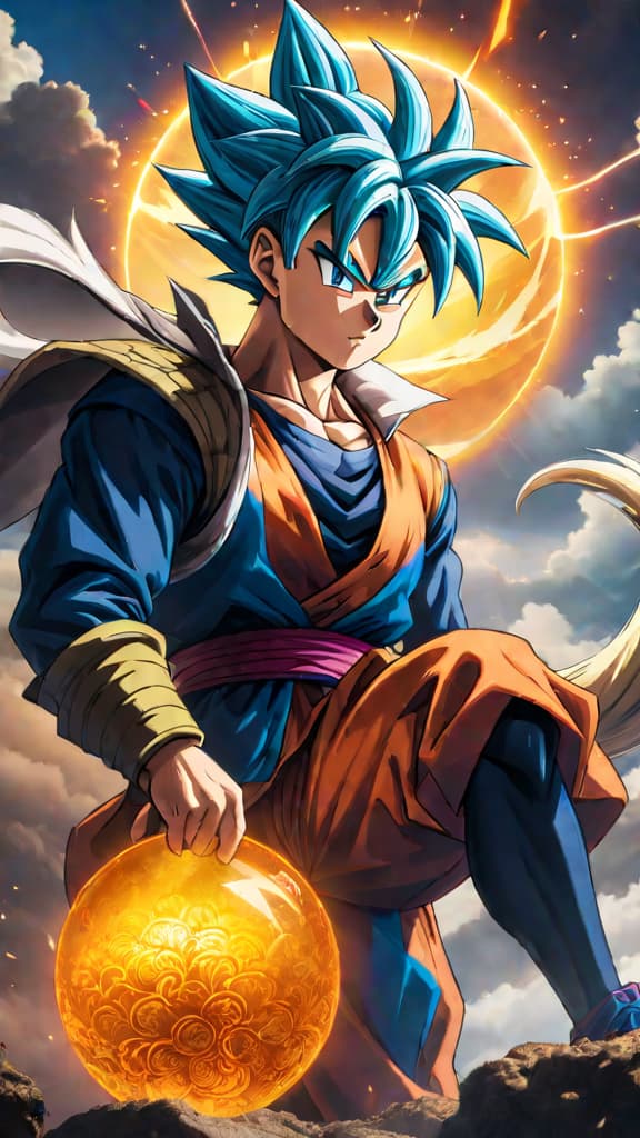  anime art: a mysterious emblem seen in various anime, like dragon ball z, hinting at hidden connections. hyperrealistic, full body, detailed clothing, highly detailed, cinematic lighting, stunningly beautiful, intricate, sharp focus, f/1. 8, 85mm, (centered image composition), (professionally color graded), ((bright soft diffused light)), volumetric fog, trending on instagram, trending on tumblr, HDR 4K, 8K