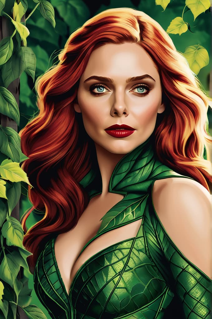  elizabeth olsen as poison ivy , 4k