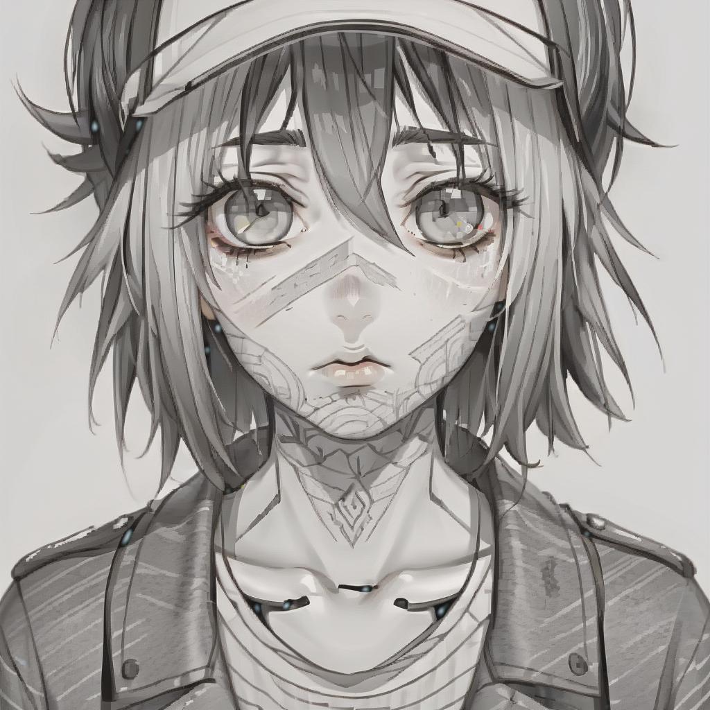  detailed dark gray eyes. detailed dark gray short hair. sad face expression. hopeful gaze, perfecteyes