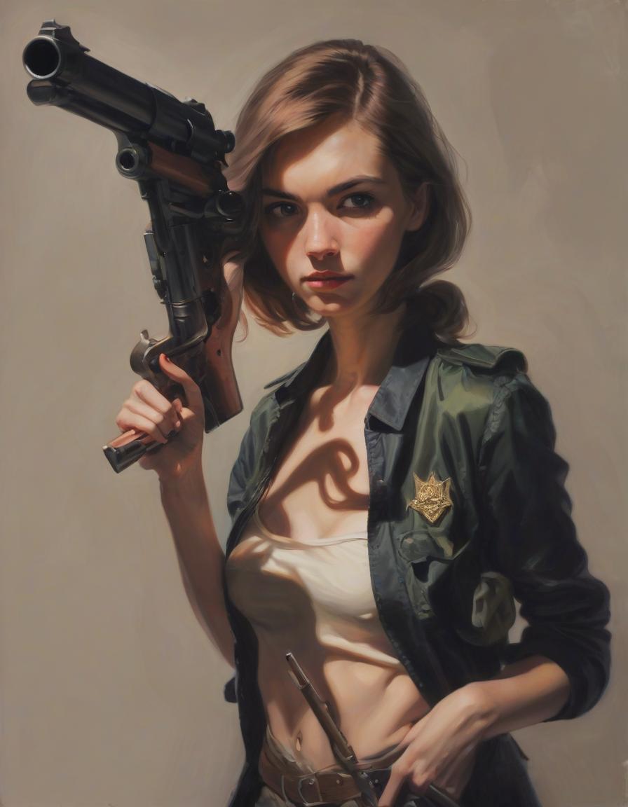  girl with a gun