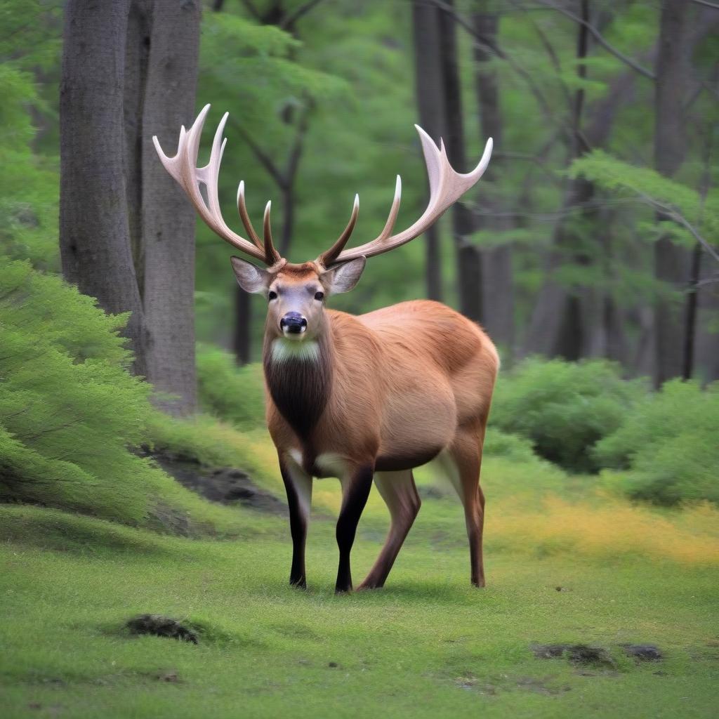  Rocker deer