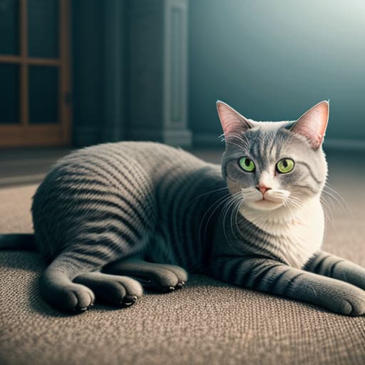  body bildar cat hyperrealistic, full body, detailed clothing, highly detailed, cinematic lighting, stunningly beautiful, intricate, sharp focus, f/1. 8, 85mm, (centered image composition), (professionally color graded), ((bright soft diffused light)), volumetric fog, trending on instagram, trending on tumblr, HDR 4K, 8K