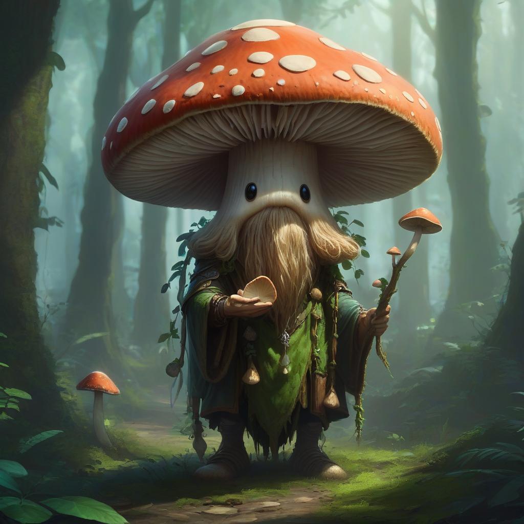  humanoid mushroom, druid, hkmagic