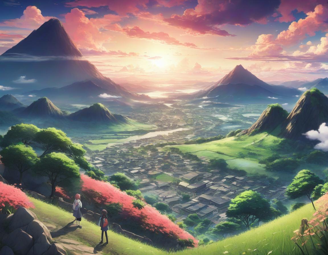  anime artwork landscape . anime style, key visual, vibrant, studio anime, highly detailed