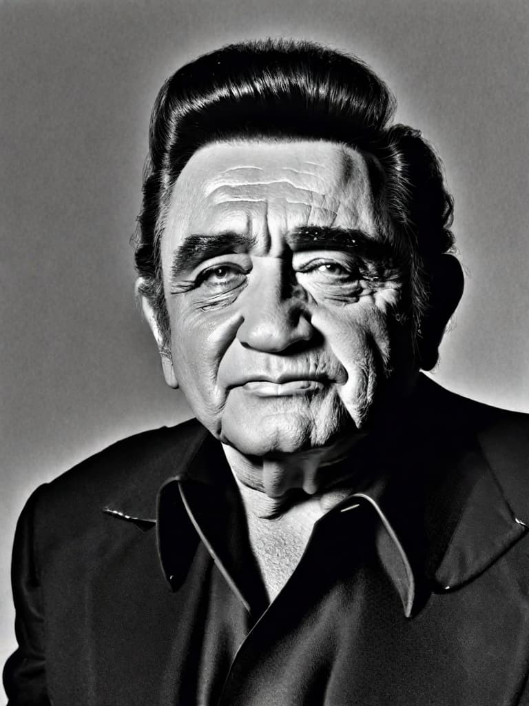  Johnny Cash Portrait