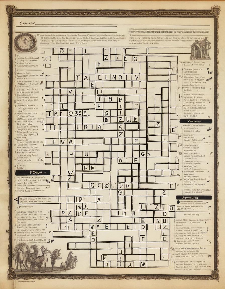  the page with the crossword puzzle