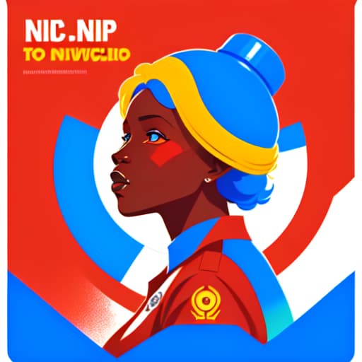 in OliDisco style create a poster encouraging people to join NUP BC a political party. our motto is, people power our power. the party colour's are red,blue and white. join the struggle liberate uganda 6046033503