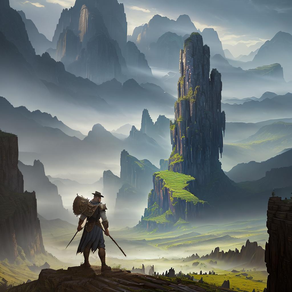  masterpiece, best quality,the lost valley, landscape, alex ross, eddie mendoza, raphael lacoste, sebastian ludke, concept art, matte painting, highly detailed, rule of thirds, dynamic lighting, cinematic, detailed, magnificiant landscape, denoised, centerd,