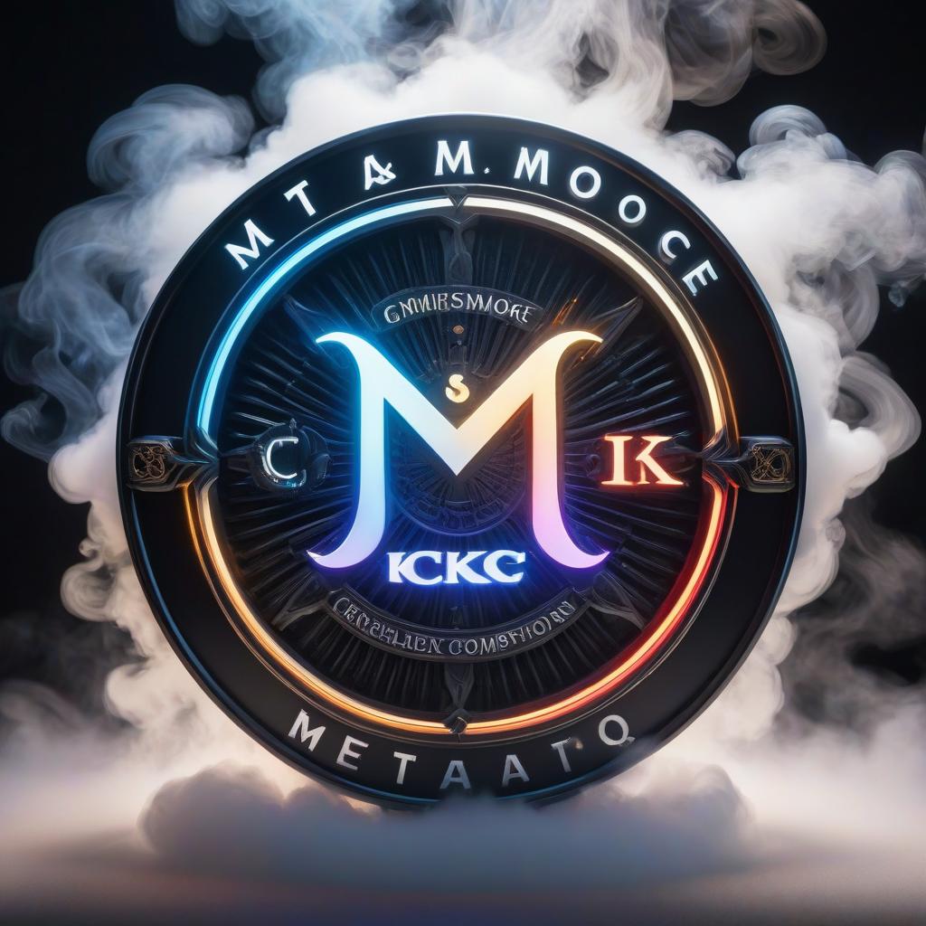  logo metasmoke, hkmagic hyperrealistic, full body, detailed clothing, highly detailed, cinematic lighting, stunningly beautiful, intricate, sharp focus, f/1. 8, 85mm, (centered image composition), (professionally color graded), ((bright soft diffused light)), volumetric fog, trending on instagram, trending on tumblr, HDR 4K, 8K