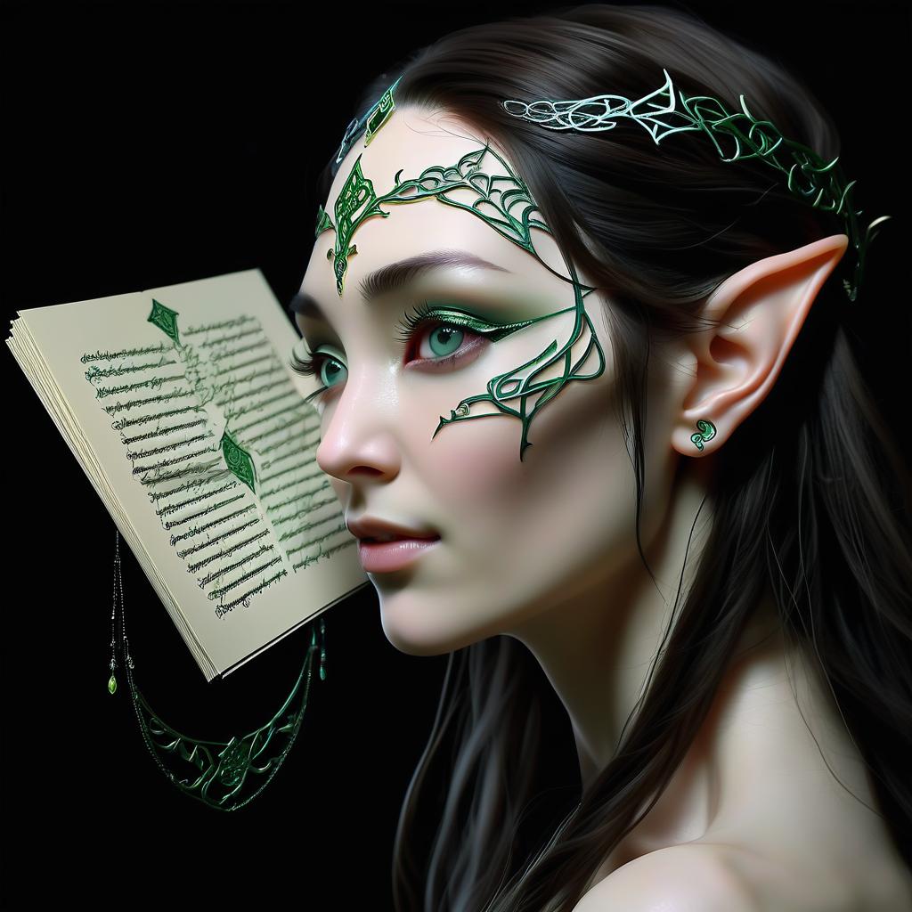  breathtaking elvish . award winning, professional, highly detailed, hkmagic