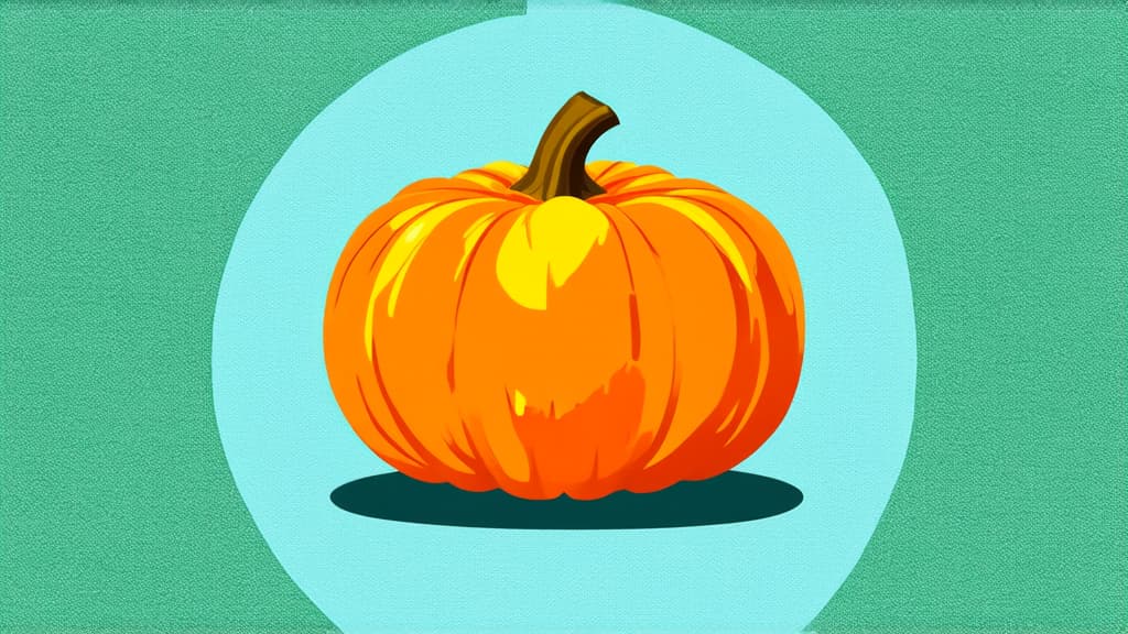  flat illustration, flaticon, (illustration:1.15), pumpkin, logo, avatar, illustration, outline ar 16:9, [cory loftis, strobist, pascal campion :: 0.2]