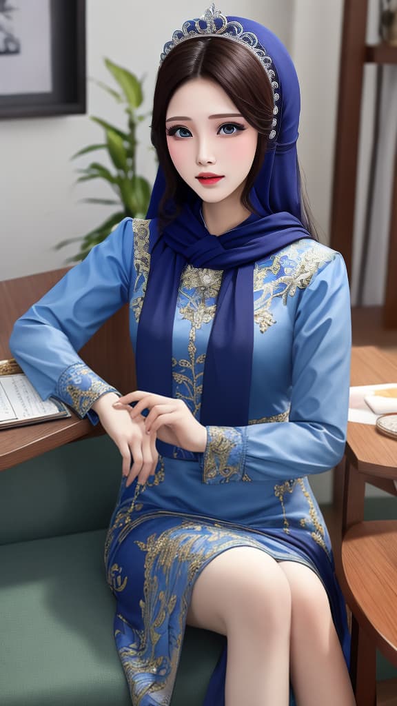  masterpiece, best quality, Wanita muda cantik sedang duduk sendirian di bawah pobon, suasana sore hari, gambar jelas, bagus, warna cerah, tidak blur, realita