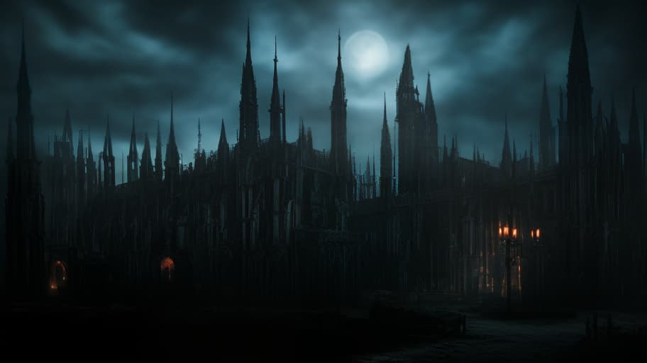 dvarchmodern dark fantasy landscape, grim, gothic town, night, (pixel art) retro ,low resolution ,pixelated ,nostalgic hyperrealistic, full body, detailed clothing, highly detailed, cinematic lighting, stunningly beautiful, intricate, sharp focus, f/1. 8, 85mm, (centered image composition), (professionally color graded), ((bright soft diffused light)), volumetric fog, trending on instagram, trending on tumblr, HDR 4K, 8K