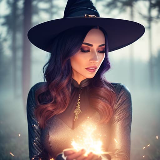  (Beautiful witch casting spell galaxy), photorealistic, highly detailed, 4k, high quality hyperrealistic, full body, detailed clothing, highly detailed, cinematic lighting, stunningly beautiful, intricate, sharp focus, f/1. 8, 85mm, (centered image composition), (professionally color graded), ((bright soft diffused light)), volumetric fog, trending on instagram, trending on tumblr, HDR 4K, 8K