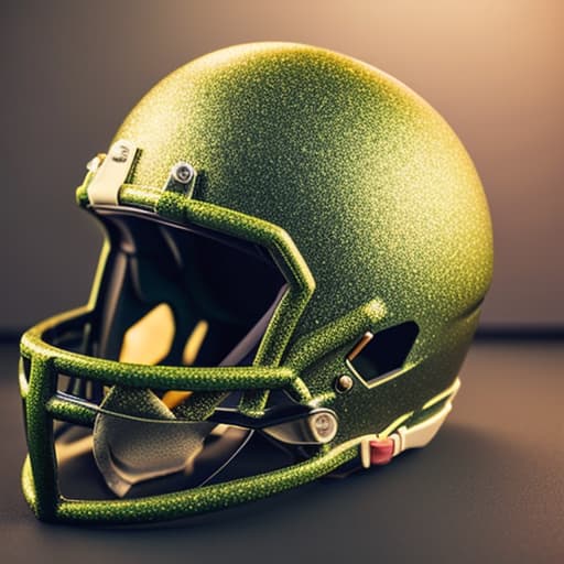  football helmet with a pot plant on the side. hyperrealistic, full body, detailed clothing, highly detailed, cinematic lighting, stunningly beautiful, intricate, sharp focus, f/1. 8, 85mm, (centered image composition), (professionally color graded), ((bright soft diffused light)), volumetric fog, trending on instagram, trending on tumblr, HDR 4K, 8K