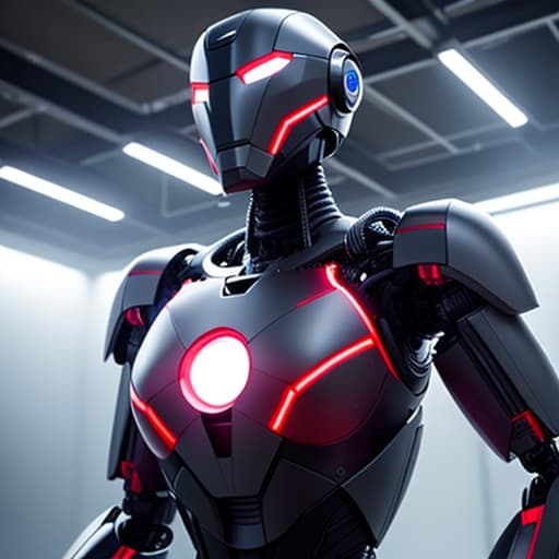  ai robots with metal bodies. look human. hyperrealistic, full body, detailed clothing, highly detailed, cinematic lighting, stunningly beautiful, intricate, sharp focus, f/1. 8, 85mm, (centered image composition), (professionally color graded), ((bright soft diffused light)), volumetric fog, trending on instagram, trending on tumblr, HDR 4K, 8K