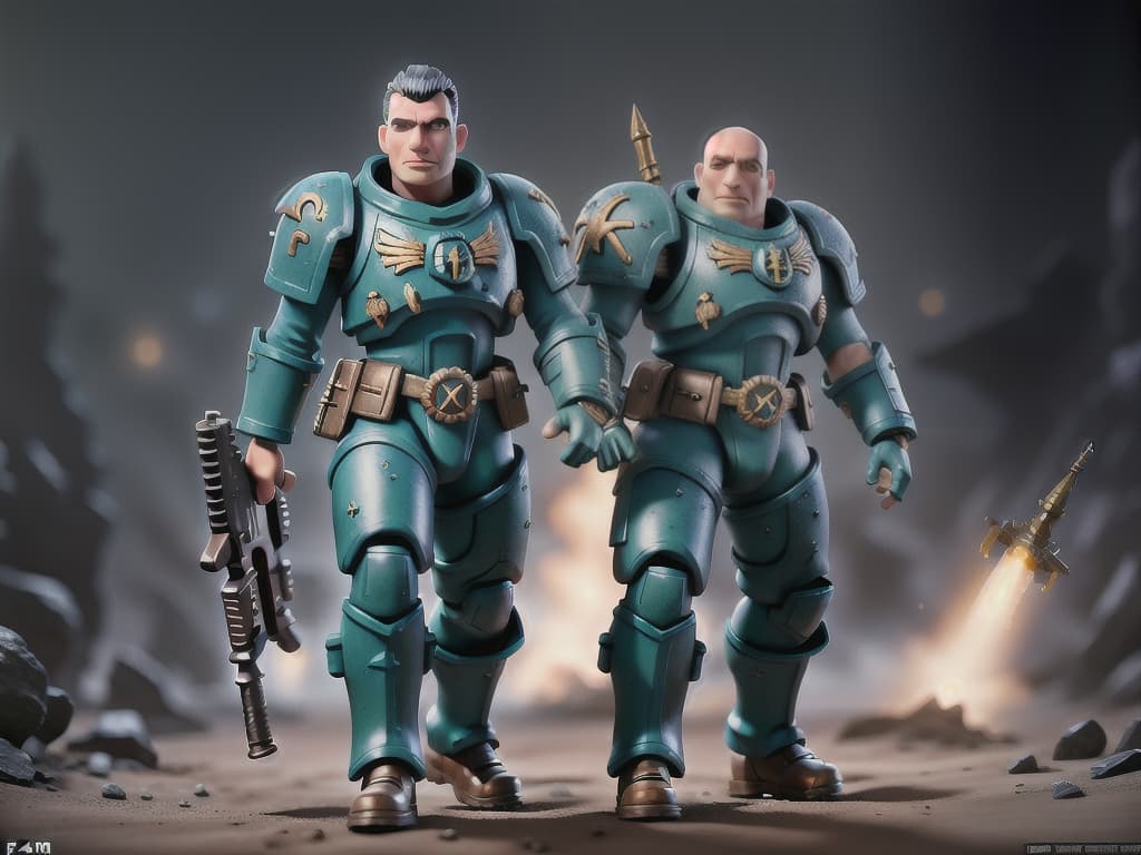  WarHammer 40k Space Marine hyperrealistic, full body, detailed clothing, highly detailed, cinematic lighting, stunningly beautiful, intricate, sharp focus, f/1. 8, 85mm, (centered image composition), (professionally color graded), ((bright soft diffused light)), volumetric fog, trending on instagram, trending on tumblr, HDR 4K, 8K