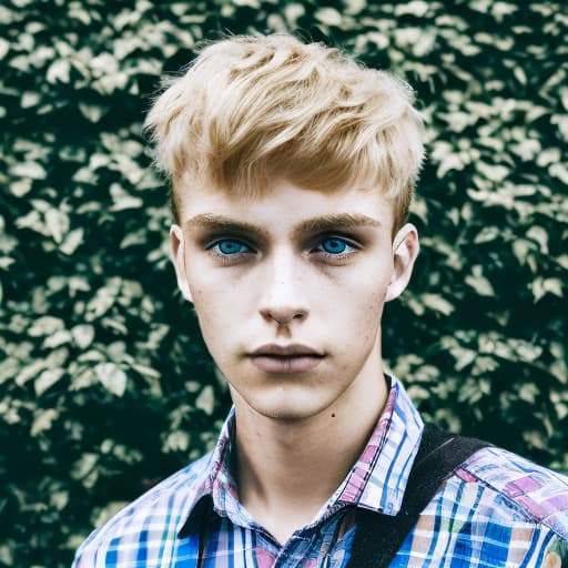 portrait+ style Czech Republic LGBT queer twink blonde hunk dude face