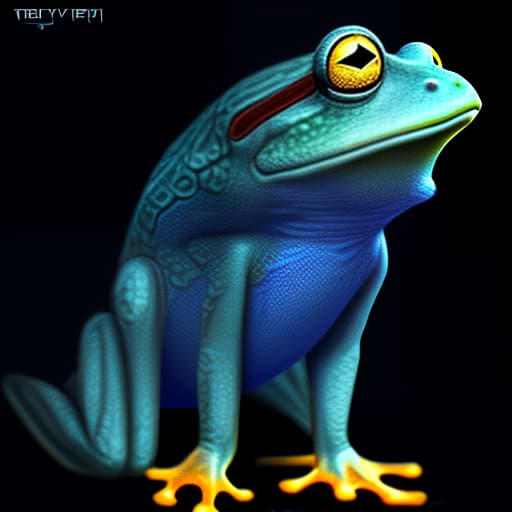 mdjrny-v4 style (a frog wearing blue jean), full body, ghibli style, anime, vibrant colors, hdr, enhance, ((plain black background)), masterpiece, highly detailed, 4k, hq, separate colors, bright colors