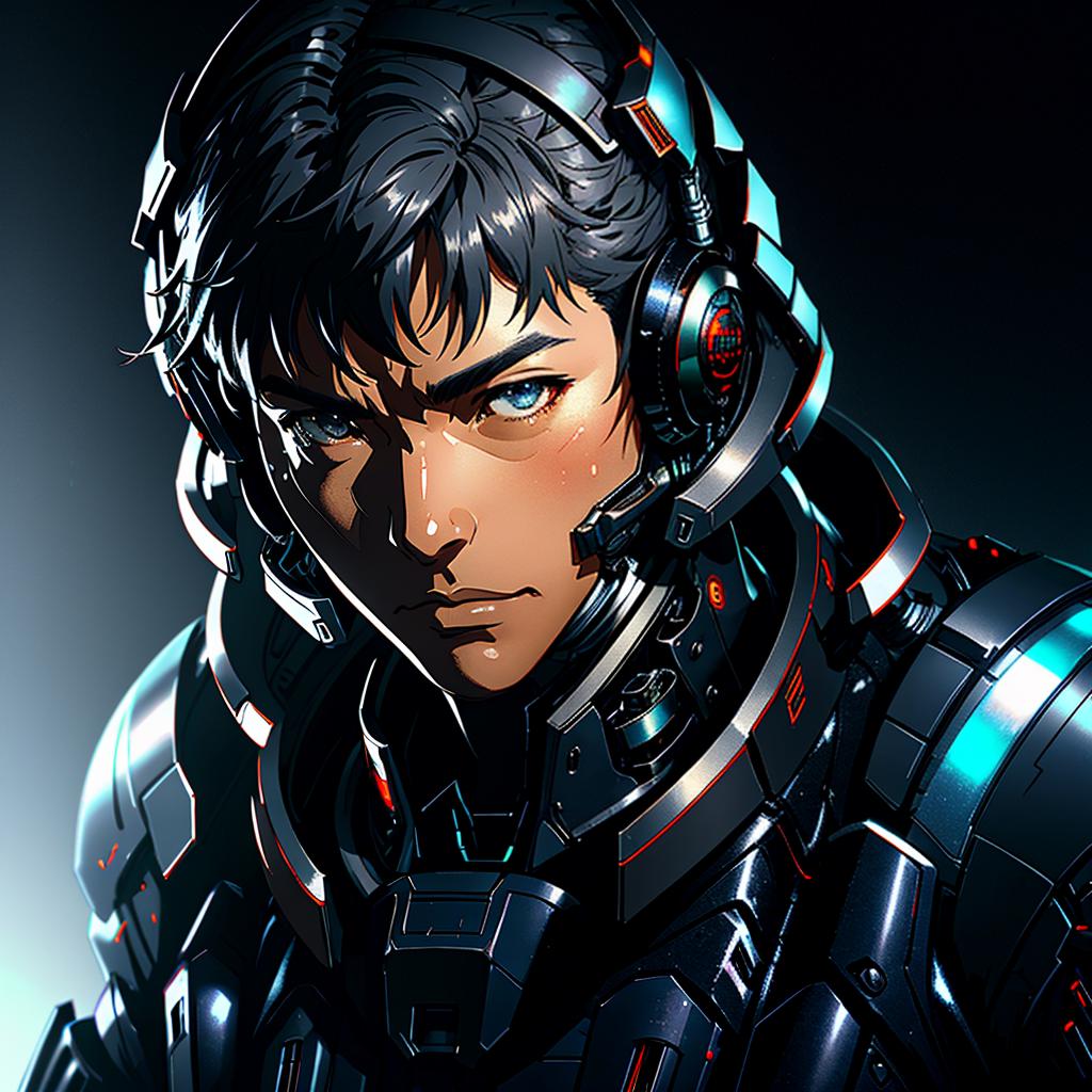  a pilot with a plug suit and a determined expression, in the detailed and atmospheric style of hideaki anno, with intricate character designs and dramatic lighting. hyperrealistic, full body, detailed clothing, highly detailed, cinematic lighting, stunningly beautiful, intricate, sharp focus, f/1. 8, 85mm, (centered image composition), (professionally color graded), ((bright soft diffused light)), volumetric fog, trending on instagram, trending on tumblr, HDR 4K, 8K