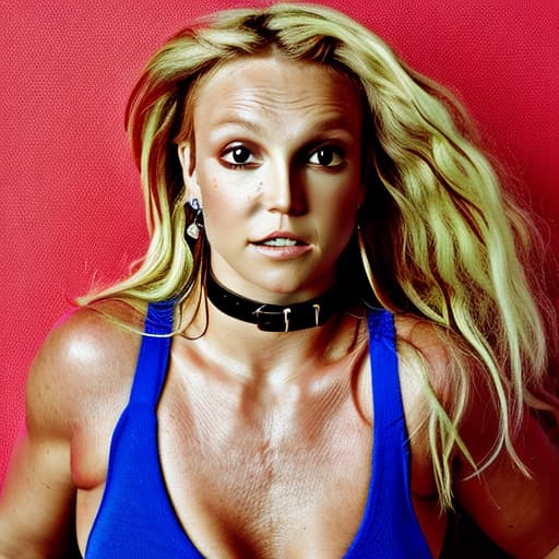 portrait+ style Britney Spears queer face