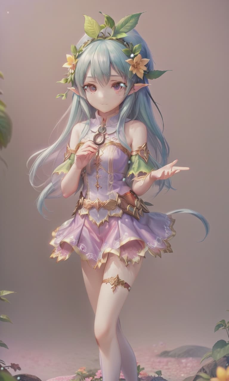  anime artwork elf girl doll anime von summer . anime style, key visual, vibrant, studio anime, highly detailed, oil painting, perfect hands, civitai