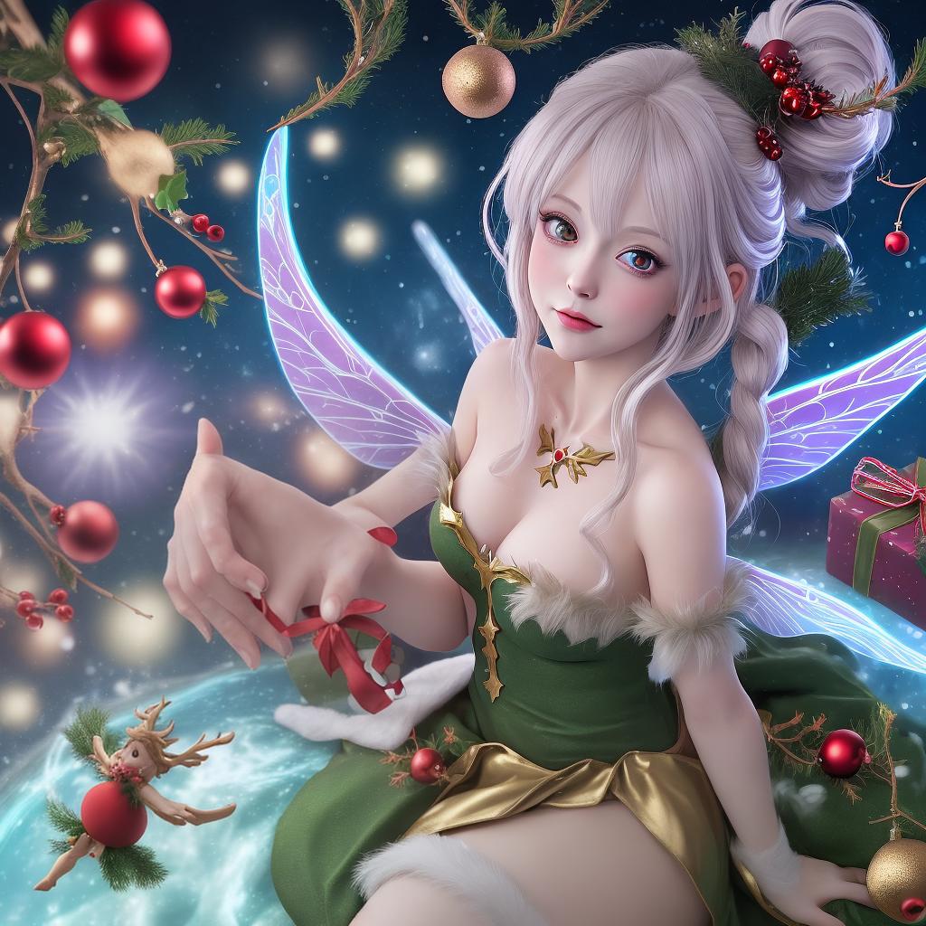  yule fairy anime style 8k