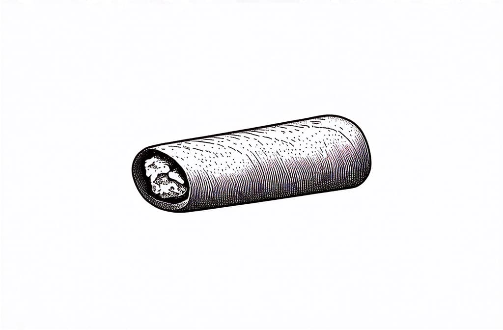  contour, very simple image in one unbroken black ink line, single line of breakfast burrito, engraving illustration, icon isolated on white background ar 3:2 using a single continuous black line ink brushon white background, drawing should be created without lifting the pen, recognizable features of breakfast burrito, engraving illustration, icon isolated on white background ar 3:2 in one unbroken line