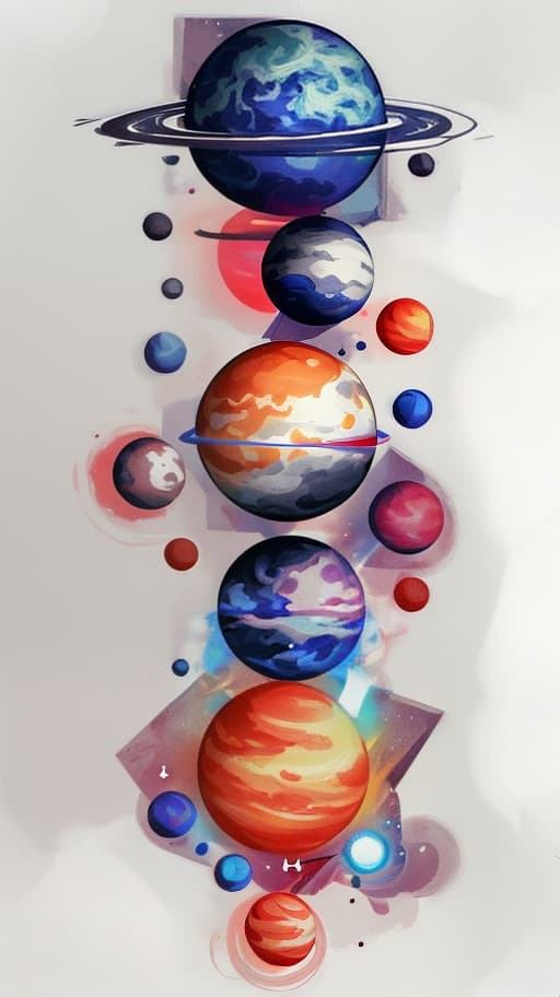  on the white background of the timeline, the planets in one line, indie game art, (vector art, borderlands style, arcane style, cartoon style), line art, disctinct features, hand drawn, technical illustration, graphic design, vector graphics, high contrast, precision artwork, linear compositions, scalable artwork, digital art, cinematic sensual, sharp focus, humorous illustration, big depth of field, masterpiece, trending on artstation, vivid colors, trending on artstation, trending on cgsociety, intricate, low detail, dramatic hyperrealistic, full body, detailed clothing, highly detailed, cinematic lighting, stunningly beautiful, intricate, sharp focus, f/1. 8, 85mm, (centered image composition), (professionally color graded), ((bright soft diffused light)), volumetric fog, trending on instagram, trending on tumblr, HDR 4K, 8K