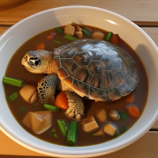  A turtle A turtle stew