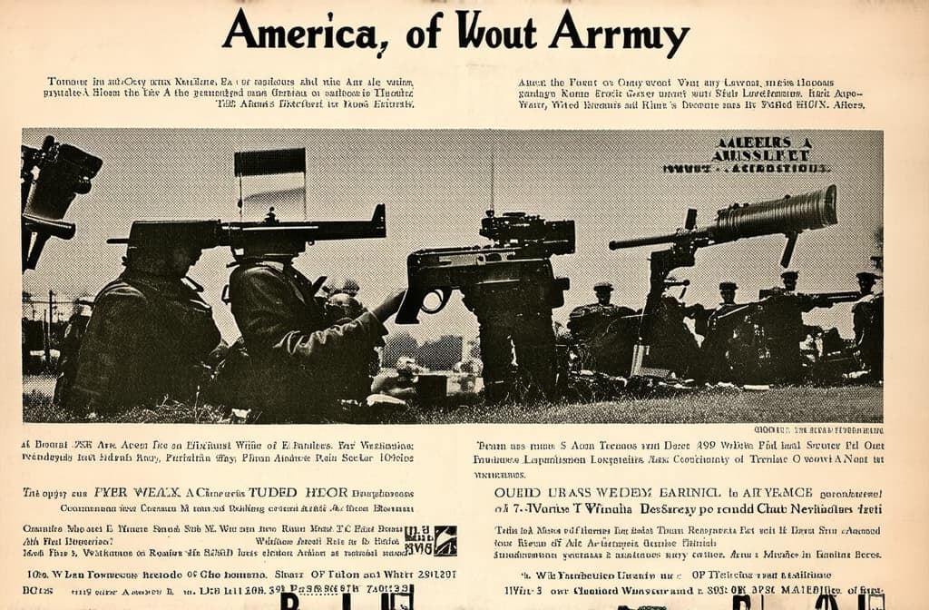  advertisement 1950s america usa about army, war ar 3:2 {prompt}, maximum details