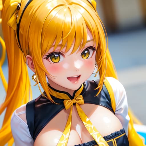  master piece , best quality,cute girl yellow