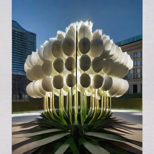  museum, modern architecture, shaped like a lily flower, soft petals, natural stem, white, green, slender stem, vertical elongation, simple, clean, elegant, organic, sunlit hyperrealistic, full body, detailed clothing, highly detailed, cinematic lighting, stunningly beautiful, intricate, sharp focus, f/1. 8, 85mm, (centered image composition), (professionally color graded), ((bright soft diffused light)), volumetric fog, trending on instagram, trending on tumblr, HDR 4K, 8K