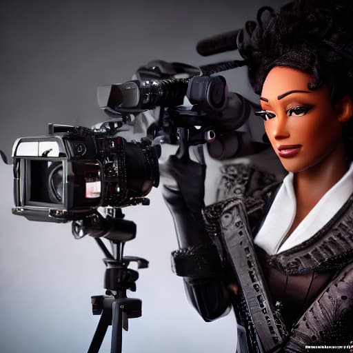  (black director behind the camera ), <lora:3DMM_V12:1>, 3D, highly detailed, 4k, high quality hyperrealistic, full body, detailed clothing, highly detailed, cinematic lighting, stunningly beautiful, intricate, sharp focus, f/1. 8, 85mm, (centered image composition), (professionally color graded), ((bright soft diffused light)), volumetric fog, trending on instagram, trending on tumblr, HDR 4K, 8K