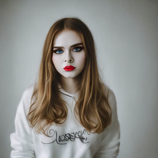 portrait+ style Russian LGBT queer makeup blogger blonde female face