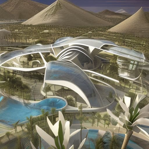 dvarchmodern a city in the desert an oasis with nanotechnology forward to the future