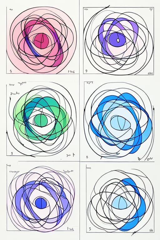  degenerate conic sections example drawing with color