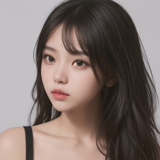  girl, best quality, solo, headshot, simple background