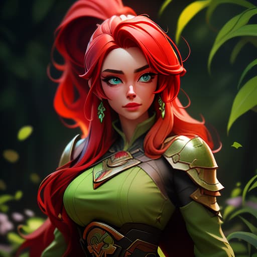  Red haired, green eyed Jedi. Long hair in a ponytail. Background is a green garden., (Extremely Detailed Oil Painting:1.2), glow effects, godrays, Hand drawn, render, 8k, octane render, cinema 4d, blender, dark, atmospheric 4k ultra detailed, cinematic sensual, Sharp focus, humorous ilration, big depth of field, Masterpiece, colors, 3d octane render, 4k, concept art, trending on artstation, hyperrealistic, Vivid colors, extremely detailed CG unity 8k wallpaper, trending on ArtStation, trending on CGSociety, Intricate, High Detail, dramatic hyperrealistic, full body, detailed clothing, highly detailed, cinematic lighting, stunningly beautiful, intricate, sharp focus, f/1. 8, 85mm, (centered image composition), (professionally color graded), ((bright soft diffused light)), volumetric fog, trending on instagram, trending on tumblr, HDR 4K, 8K