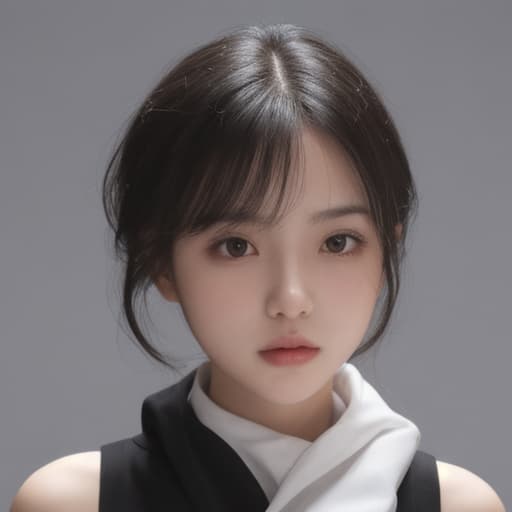  girl, best quality, solo, headshot, simple background