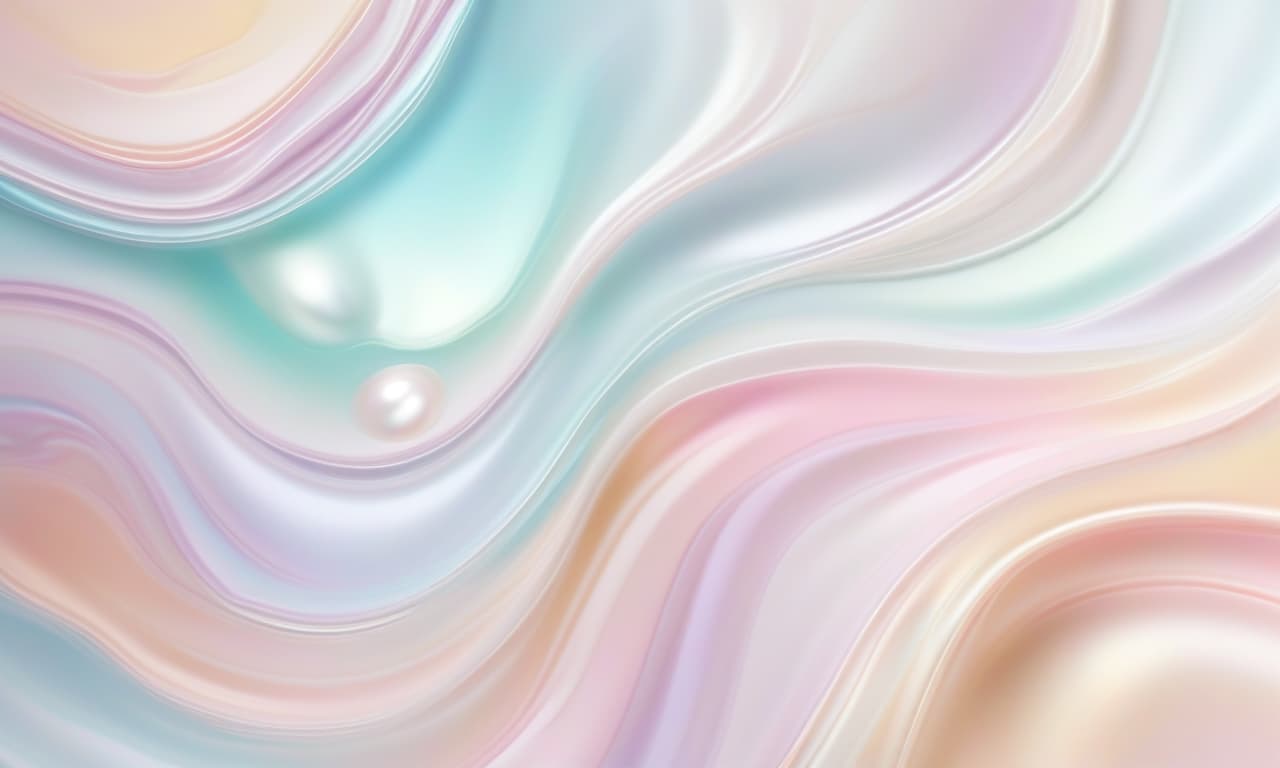  abstract background in mother of pearl tones with a pearl effect, raster illustration, minimalism, painting. pastel colors.