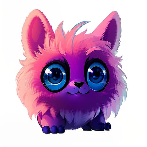  create a cute cartoon creature with big expressive eyes and a friendly smile. the creature should be small, with facial features like an animal's. it should be bright colors, blue, aquamarine. the general facial expression should be cheerful., (logo:1.3), vector graphics, brand, design, inspired, (straight:1.3), (symmetrical:0.4) hyperrealistic, full body, detailed clothing, highly detailed, cinematic lighting, stunningly beautiful, intricate, sharp focus, f/1. 8, 85mm, (centered image composition), (professionally color graded), ((bright soft diffused light)), volumetric fog, trending on instagram, trending on tumblr, HDR 4K, 8K