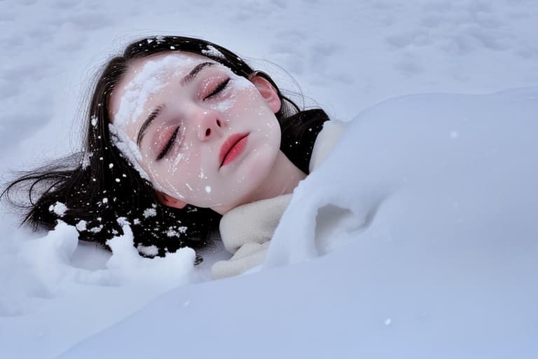  Dead girl in snow