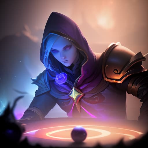  (dark shot:1.4), 80mm, dota 2 invoker on a dark background with spheres fiery, purple, blue, soft light, sharp, exposure blend, medium shot, bokeh, (hdr:1.4), high contrast, (cinematic, teal and orange:0.85), (muted colors, dim colors, soothing tones:1.3), low saturation, (hyperdetailed:1.2), (noir:0.4)