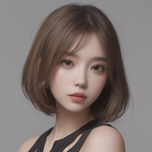  girl, best quality, solo, headshot, simple background