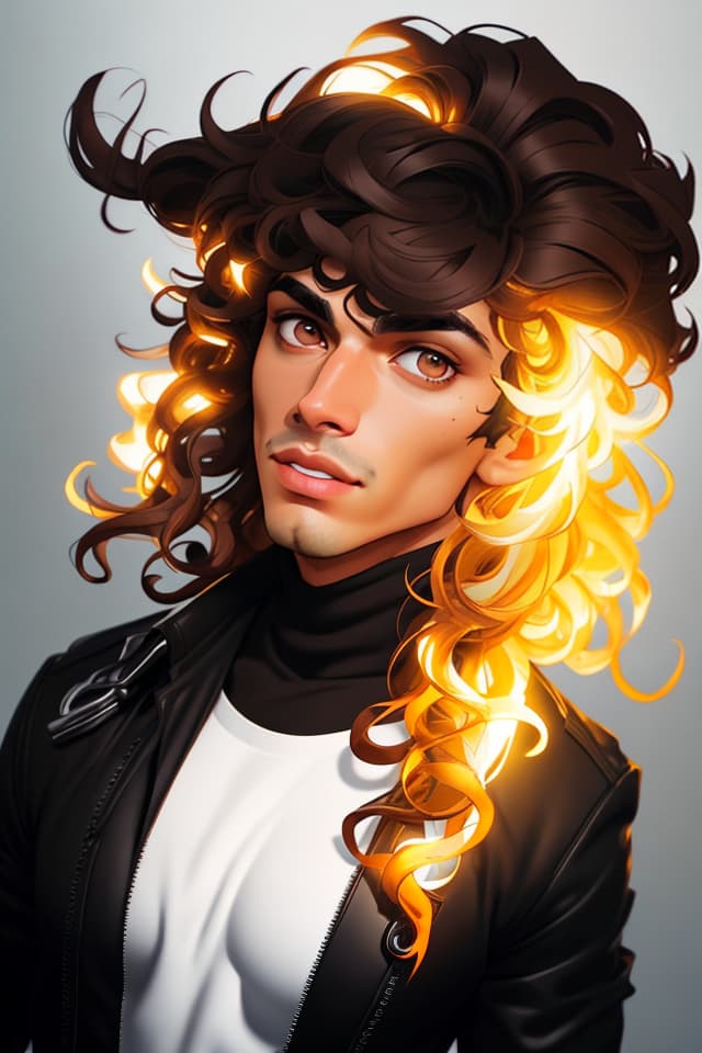  Guy, dark brown curly hair, ripped and hot af hyperrealistic, full body, detailed clothing, highly detailed, cinematic lighting, stunningly beautiful, intricate, sharp focus, f/1. 8, 85mm, (centered image composition), (professionally color graded), ((bright soft diffused light)), volumetric fog, trending on instagram, trending on tumblr, HDR 4K, 8K