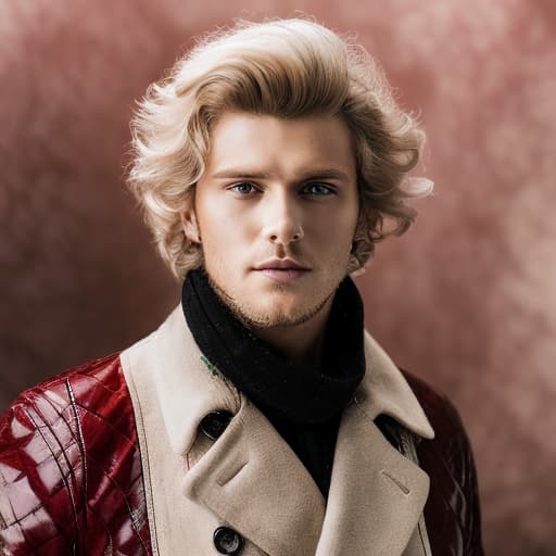 portrait+ style Russian LGBT queer TV actor blonde hunk dude face