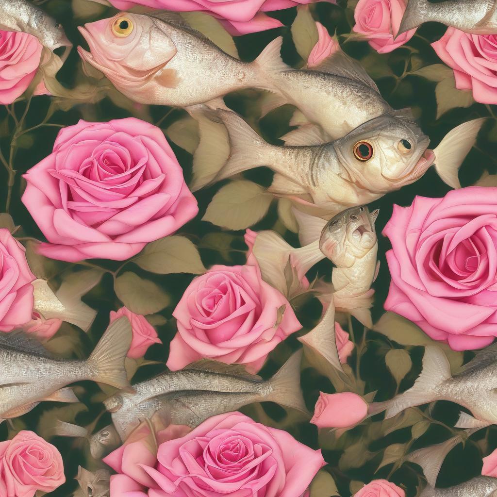  the crossing of roses and fish: a mutant rose