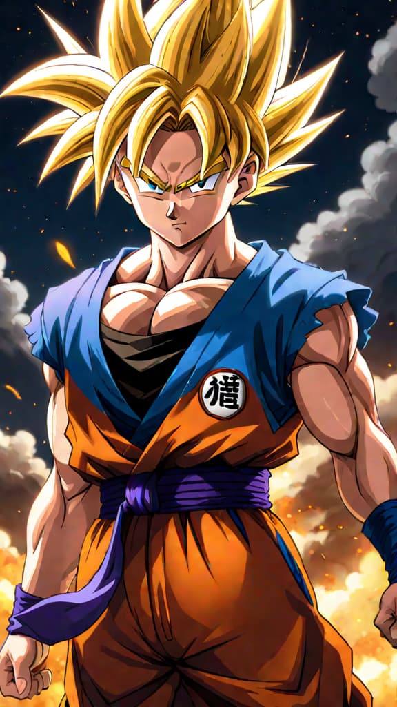  anime art: gohan from dragon ball z prioritizing studies over training for a peaceful life. hyperrealistic, full body, detailed clothing, highly detailed, cinematic lighting, stunningly beautiful, intricate, sharp focus, f/1. 8, 85mm, (centered image composition), (professionally color graded), ((bright soft diffused light)), volumetric fog, trending on instagram, trending on tumblr, HDR 4K, 8K